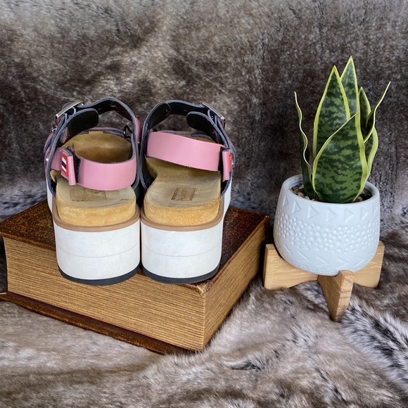 Hunter Original Double Buckle Platform Sandal size 7 - Picture 5 of 8
